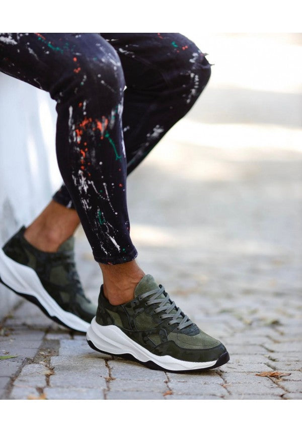 Genuine Leather Urban Explorer Sneakers