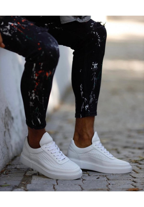 Genuine Leather Urban Edge Sneakers