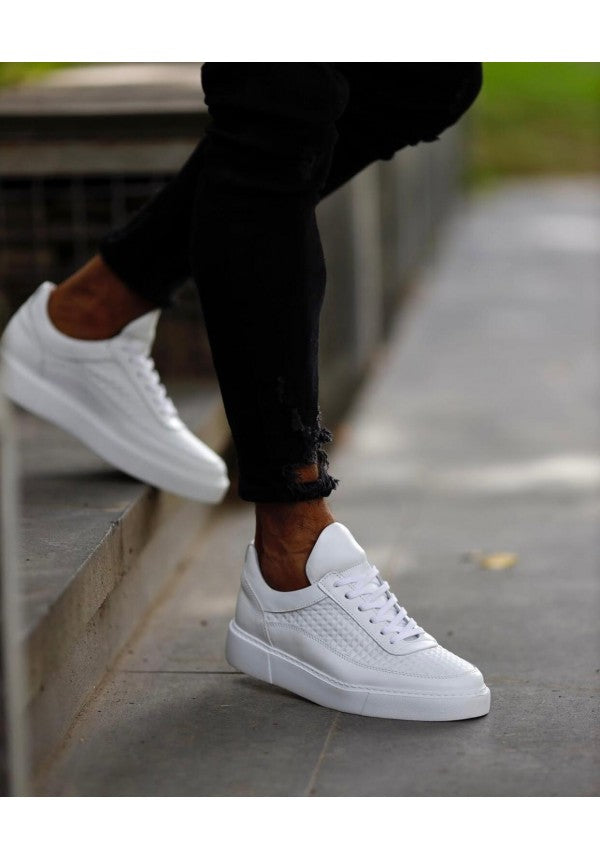 Genuine Leather Urban Edge Sneakers