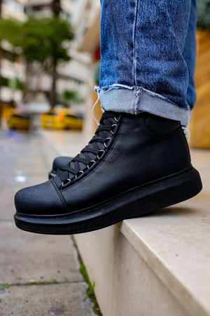Casual High-Top Design Sneakers