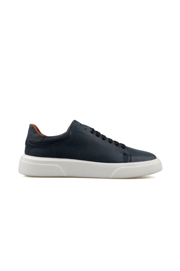 Genuine Leather Contemporary Style Sneakers