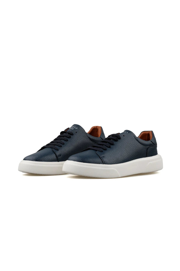 Genuine Leather Contemporary Style Sneakers