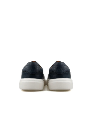 Genuine Leather Contemporary Style Sneakers