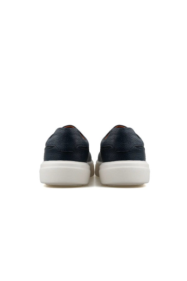 Genuine Leather Contemporary Style Sneakers