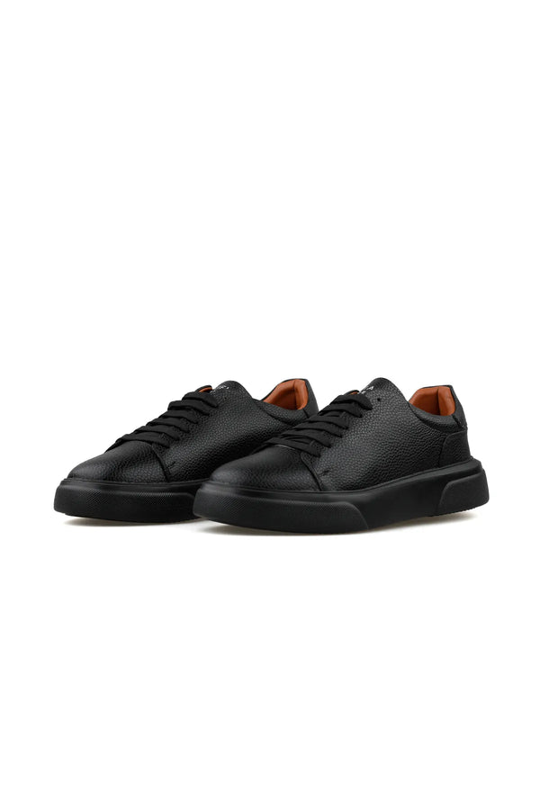 Genuine Leather Contemporary Style Sneakers