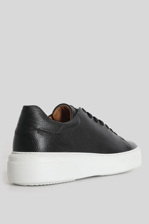 Genuine Leather Contemporary Style Sneakers