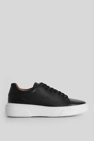 Genuine Leather Contemporary Style Sneakers