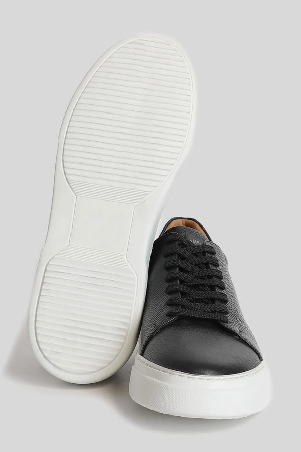 Genuine Leather Contemporary Style Sneakers