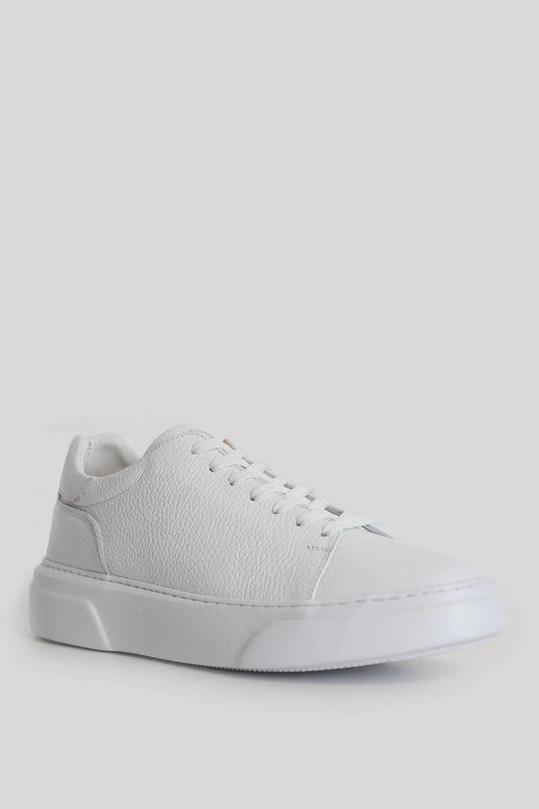 Genuine Leather Contemporary Style Sneakers