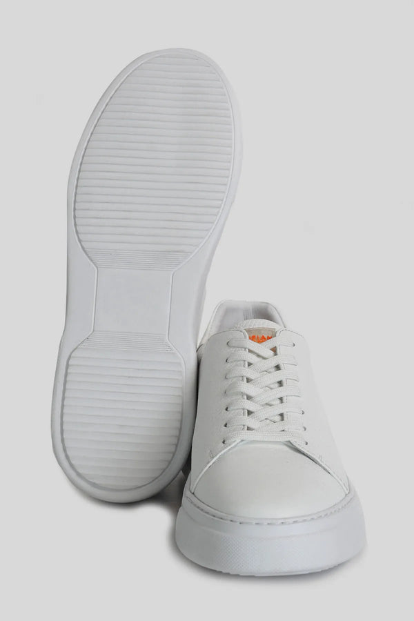 Genuine Leather Contemporary Style Sneakers