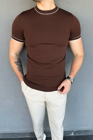 Fitted Ribbed T-Shirt