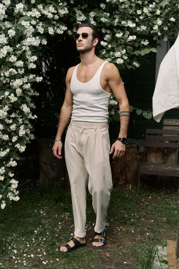 Classic Straight-Leg Pants