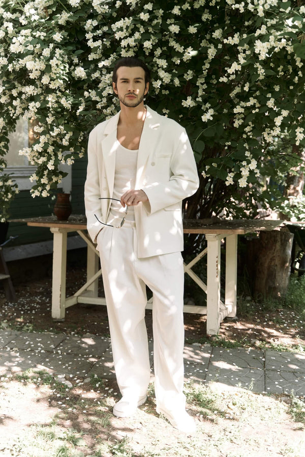 Double-Breasted Oversized Blazer