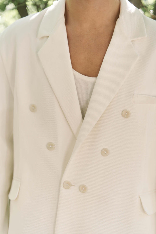 Double-Breasted Oversized Blazer