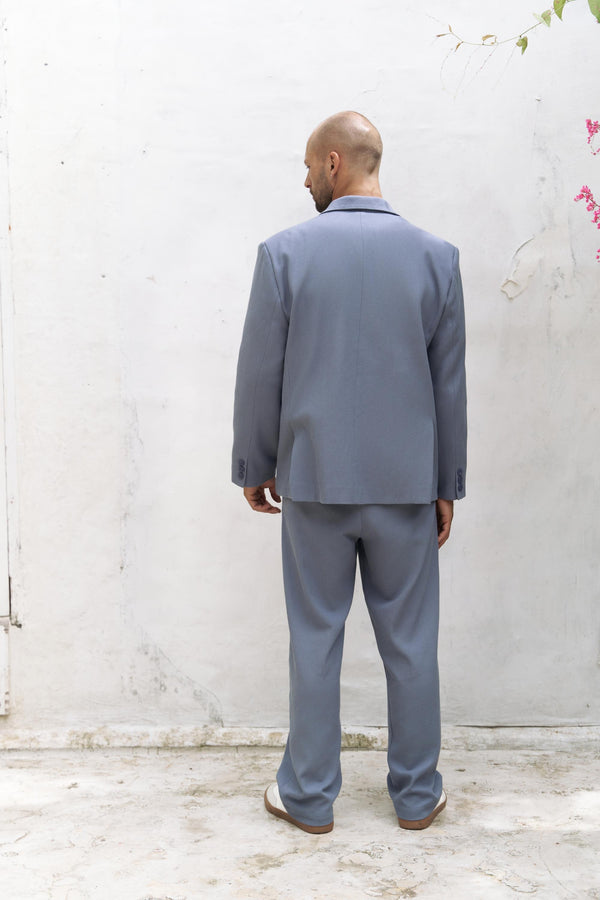 Double-Breasted Oversized Blazer