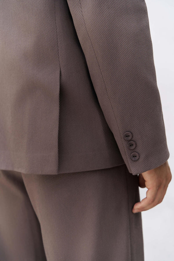 Double-Breasted Oversized Blazer