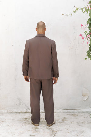 Double-Breasted Oversized Blazer