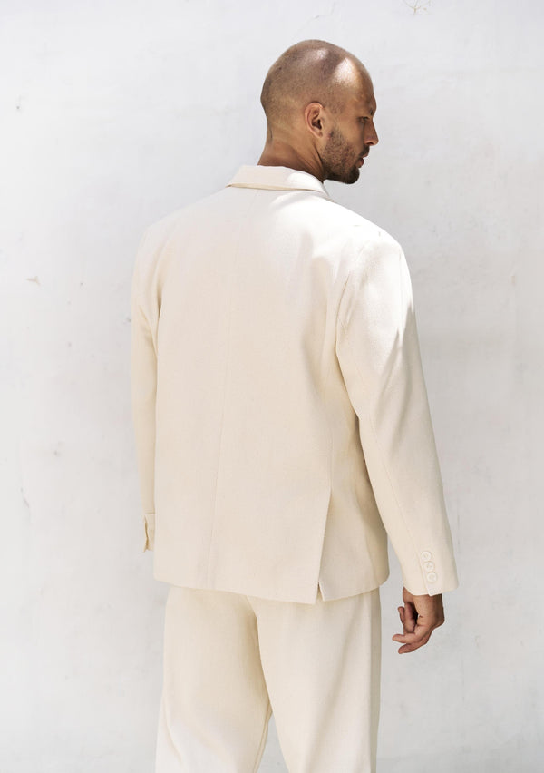 Double-Breasted Oversized Blazer
