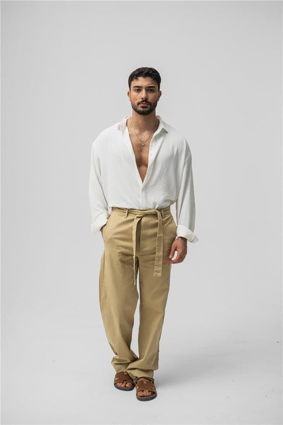 High-Waisted Wide Leg Pants