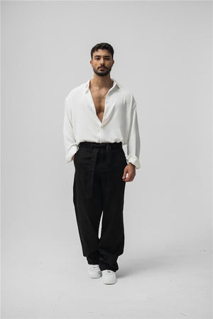 High-Waisted Wide Leg Pants
