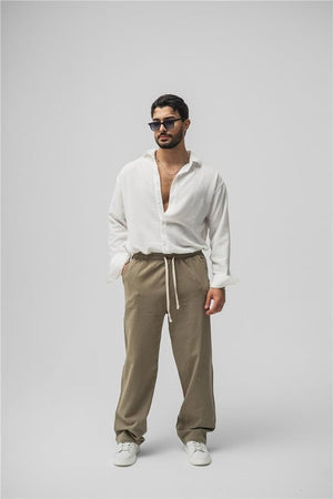 Linen Wide Leg Pants