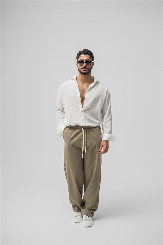 Linen Wide Leg Pants