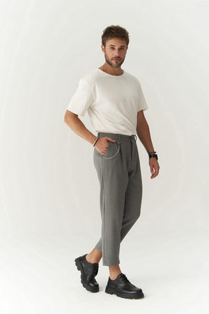 Slim Fit Chain Detail Pants