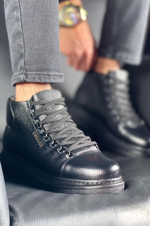Casual High-Top Design Sneakers