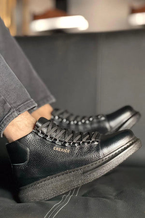 Casual High-Top Design Sneakers