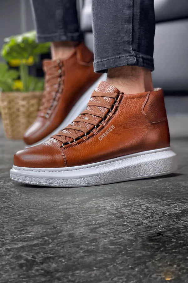 Casual High-Top Design Sneakers