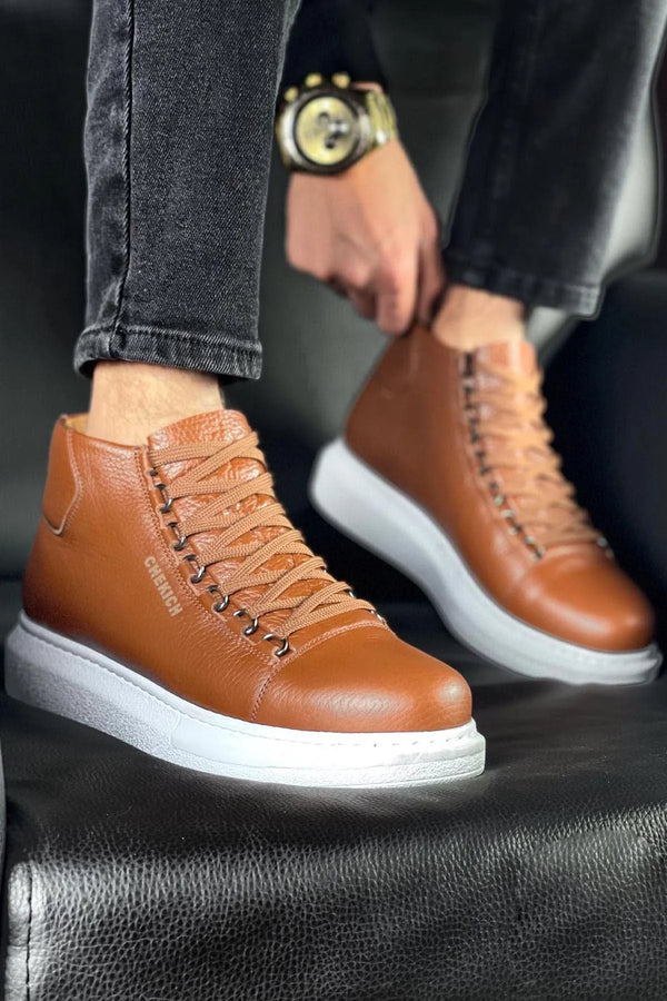 Casual High-Top Design Sneakers